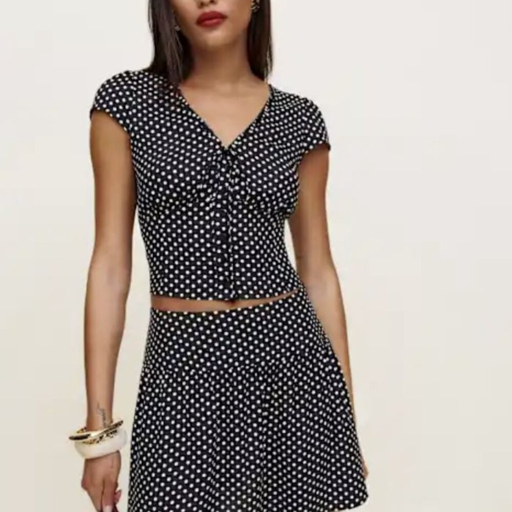 Reformation Dorothea skirt, size 8